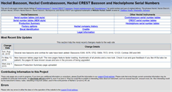 Desktop Screenshot of heckelbassoons.info